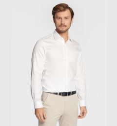 Снимка на Calvin Klein Риза K10K108427 Бял Slim Fit