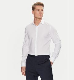 Снимка на Calvin Klein Риза Non Iron Tonal Strct Slim Shirt K10K113848 Бял Regular Fit