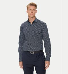 Снимка на Calvin Klein Риза Poplin 2Tones Print Slim K10K113545 Тъмносин Slim Fit