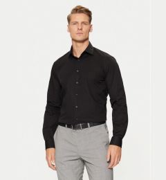 Снимка на Calvin Klein Риза Poplin Stretch Regular Shirt K10K109509 Черен Slim Fit