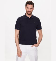 Снимка на Calvin Klein Тениска с яка и копчета K10K111196 Тъмносин Slim Fit