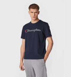 Снимка на Champion Тишърт Script Logo Embroidery 218007 Тъмносин Regular Fit