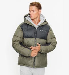 Снимка на Columbia Пухено яке Pike Lake™ II Hooded Jacket Зелен Regular Fit