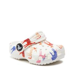 Снимка на Crocs Чехли Classic Character Print Clog T 209697 Бял