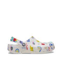 Снимка на Crocs Чехли Classic Doodle Print Clog K 210356 Бял