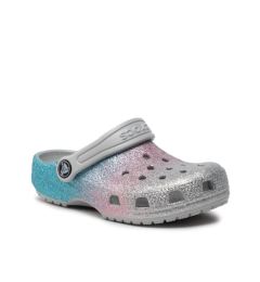 Снимка на Crocs Чехли Classic Glitter Clog K 206993 Сребрист