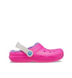 Снимка на Crocs Чехли Classic Lined Clog Kids 207010 Розов