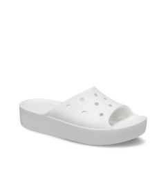 Снимка на Crocs Чехли Classic Platform Slide 208180 Бял