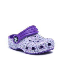 Снимка на Crocs Чехли Crocs Classic Glitter Kids Clog T 206992 Виолетов