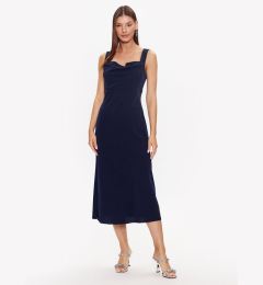 Снимка на DKNY Коктейлна рокля Cowl Neck Sleeveless DD3C3620 Тъмносин Regular Fit