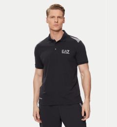 Снимка на EA7 Emporio Armani Тениска с яка и копчета 3DPF51 PJULZ 1578 Тъмносин Regular Fit