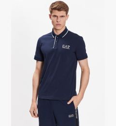 Снимка на EA7 Emporio Armani Тениска с яка и копчета 3RPF17 PJ03Z 1554 Тъмносин Regular Fit