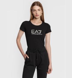 Снимка на EA7 Emporio Armani Тишърт 8NTT66 TJFKZ 0200 Черен Slim Fit