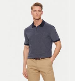 Снимка на Gant Тениска с яка и копчета Oxford 2057029 Тъмносин Regular Fit