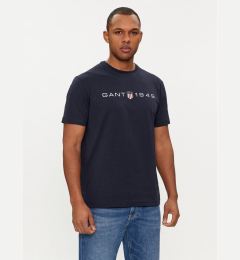 Снимка на Gant Тишърт Graphic 2003242 Тъмносин Regular Fit