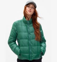 Снимка на Gap Пухено яке 724309-04 Зелен Regular Fit