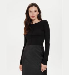 Снимка на Gina Tricot Блуза 21324 Черен Slim Fit