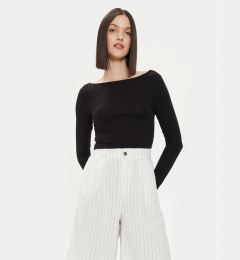 Снимка на Gina Tricot Блуза 22145 Черен Slim Fit