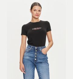 Снимка на Guess Jeans Тишърт W4YI03 J1314 Черен Slim Fit