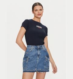 Снимка на Guess Jeans Тишърт W4YI64 KA0H1 Тъмносин Slim Fit