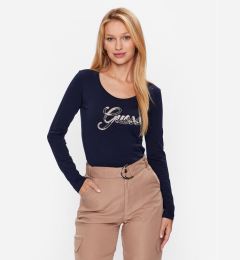 Снимка на Guess Блуза W3YI37 J1314 Тъмносин Slim Fit