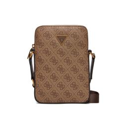 Снимка на Guess Мъжка чантичка Vezzola Smart Mini Bags HMEVZL P3381 Кафяв