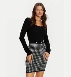 Снимка на Guess Плетена рокля W5RK12 Z3KX0 Черен Slim Fit