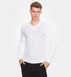 Снимка на Guess Тениска с дълъг ръкав M2YI08 J1314 Бял Slim Fit