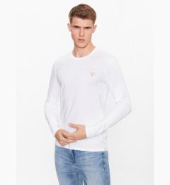 Снимка на Guess Тениска с дълъг ръкав M2YI28 J1314 Бял Slim Fit