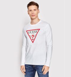 Снимка на Guess Тениска с дълъг ръкав M2YI31 I3Z11 Бял Slim Fit