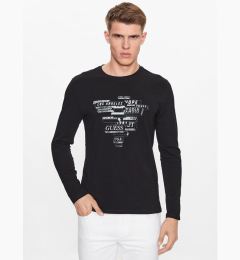 Снимка на Guess Тениска с дълъг ръкав M3YI25 J1314 Черен Slim Fit