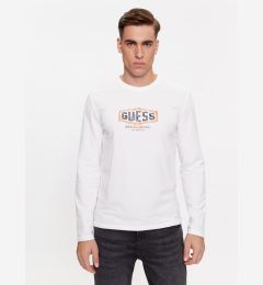 Снимка на Guess Тениска с дълъг ръкав M4RI34 J1314 Бял Slim Fit