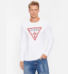 Снимка на Guess Тениска с дълъг ръкав Original Logo M2YI31 I3Z14 Бял Slim Fit