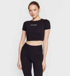 Снимка на Guess Тишърт Aline V3RP16 KABR0 Черен Slim Fit