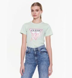 Снимка на Guess Тишърт Icon W3RI12 I3Z14 Зелен Regular Fit