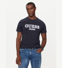 Снимка на Guess Тишърт M4BI45 I3Z14 Тъмносин Slim Fit