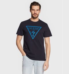 Снимка на Guess Тишърт Reflective Logo M3GI44 K9RM1 Тъмносин Slim Fit