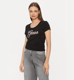 Снимка на Guess Тишърт W3YI36 J1314 Черен Slim Fit