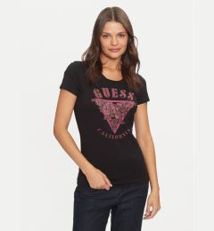 Снимка на Guess Тишърт W4BI19 J1314 Черен Slim Fit