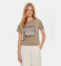 Снимка на Guess Тишърт W4YI17 I3Z14 Зелен Regular Fit