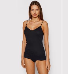 Снимка на Hanro Потник Cotton Seamless 1601 Черен Slim Fit