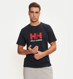 Снимка на Helly Hansen Тишърт Logo 30396 Тъмносин Regular Fit