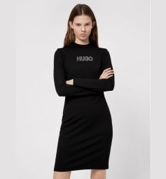 Снимка на Hugo Плетена рокля Dassy 50449838 Черен Slim Fit