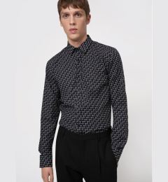 Снимка на Hugo Риза Elisha02 50443553 Черен Extra Slim Fit