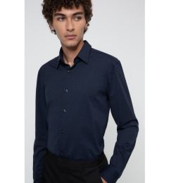 Снимка на Hugo Риза Ermo 50438087 Тъмносин Slim Fit