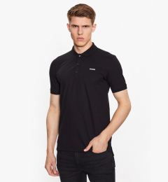 Снимка на Hugo Тениска с яка и копчета 50470547 Черен Slim Fit