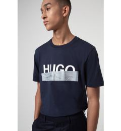 Снимка на Hugo Тишърт Dicagolino U204 50436413 Тъмносин Regular Fit