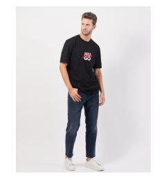 Снимка на Hugo Тишърт Dlongny 50521076 Черен Relaxed Fit