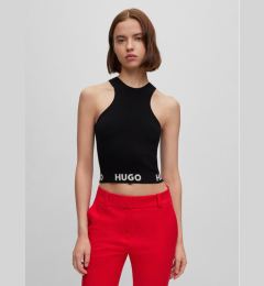 Снимка на Hugo топ 50493746 Черен Slim Fit