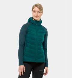 Снимка на Jack Wolfskin Outdoor яке Tasman Down Hybrid 1711331 Зелен Regular Fit